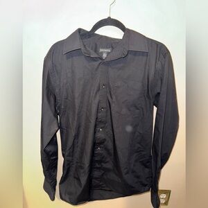 George Charcoal Button-Up Shirt